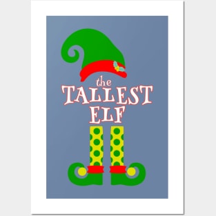 The Tallest Elf Family Matching Christmas 2020 Gift Posters and Art